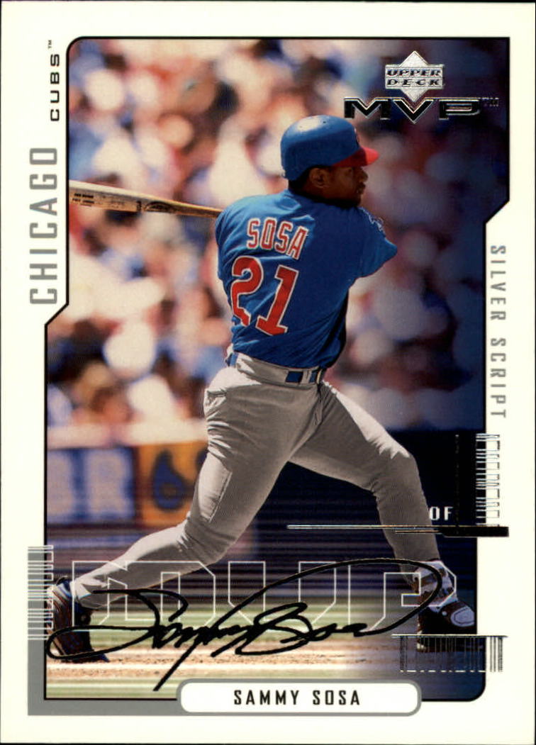 2000 Upper Deck MVP Silver Script #44 Sammy Sosa