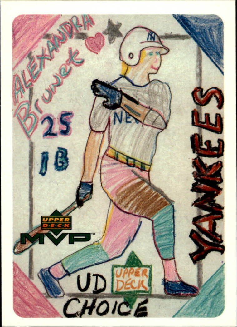 2000 Upper Deck MVP Draw Your Own Card #DT29 Alexandra Brunet