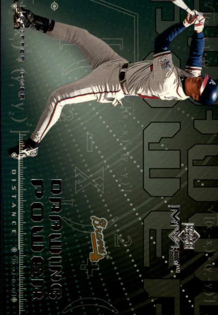 2000 Upper Deck MVP Drawing Power #DP4 Chipper Jones