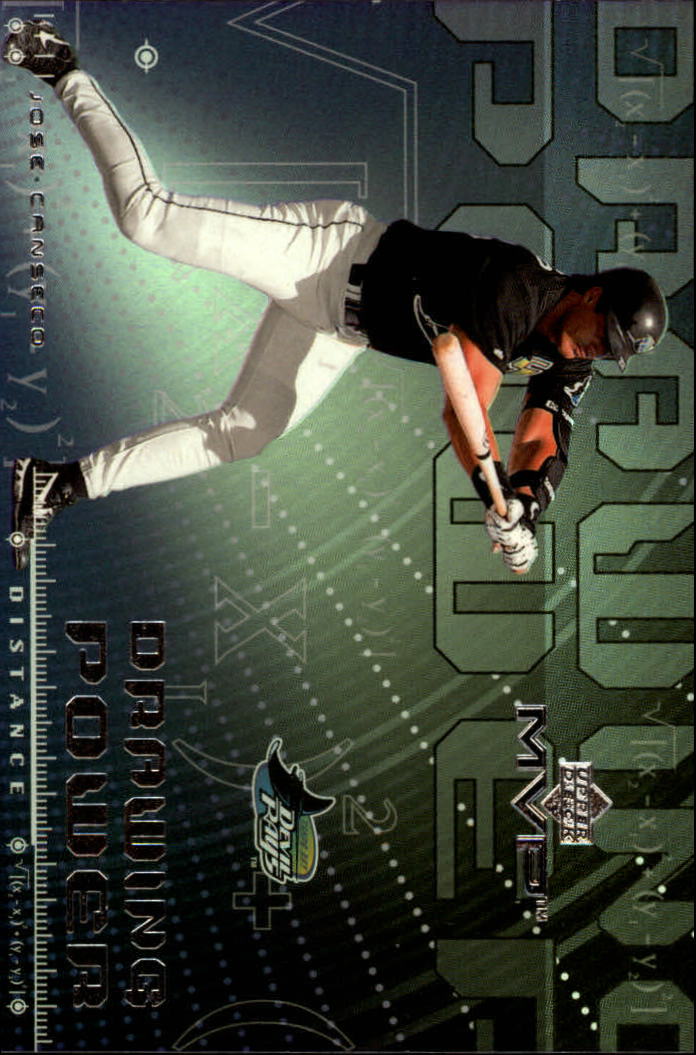 2000 Upper Deck MVP Drawing Power #DP7 Jose Canseco