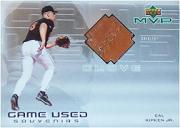 2000 Upper Deck MVP Game Used Souvenirs #CRG Cal Ripken Glove
