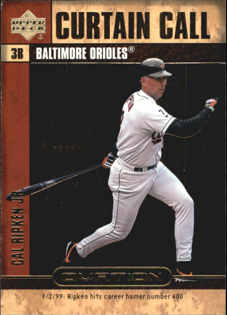 2000 Upper Deck Ovation Curtain Calls #CC11 Cal Ripken