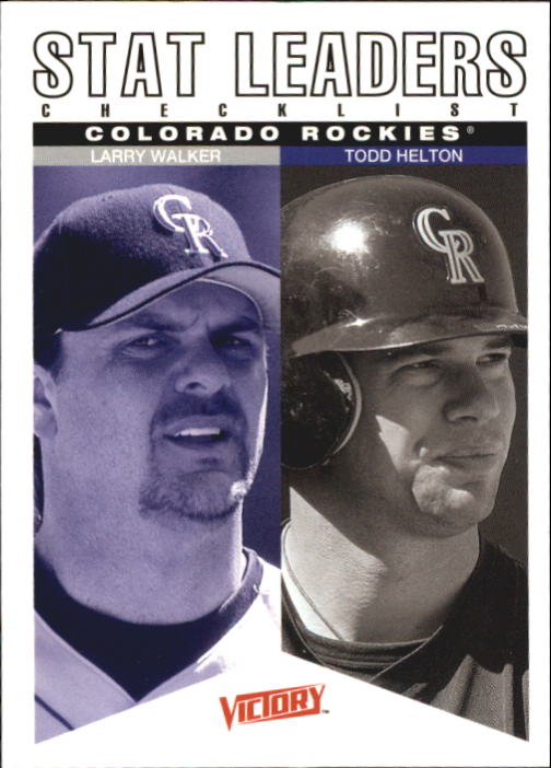 2000 Upper Deck Victory #275 L.Walker/T.Helton CL