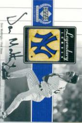 2000 Upper Deck Yankees Legends Legendary Lumber #DMLL Don Mattingly