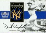 2000 Upper Deck Yankees Legends Legendary Pinstripes #DWLP Dave Winfield