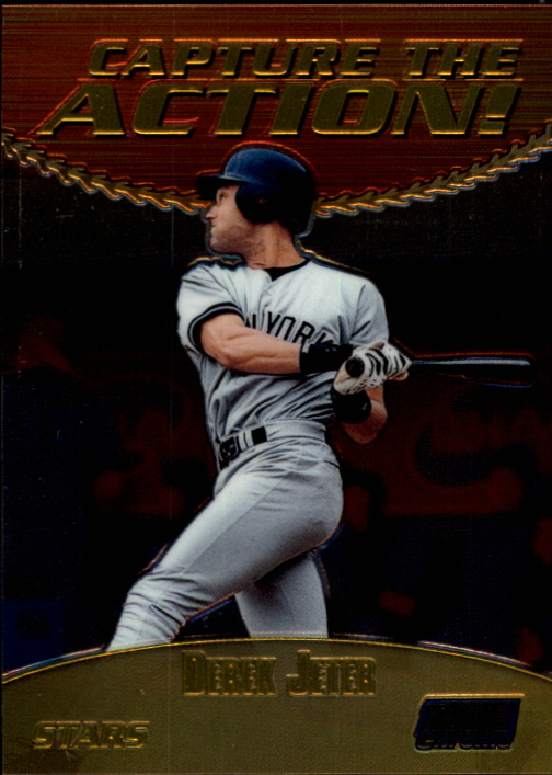 2000 Stadium Club Chrome Capture the Action #CA8 Derek Jeter