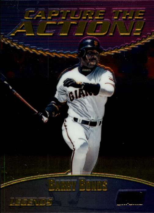 2000 Stadium Club Chrome Capture the Action #CA17 Barry Bonds