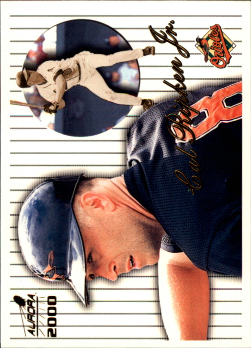 2000 Aurora Pinstripes #19 Cal Ripken
