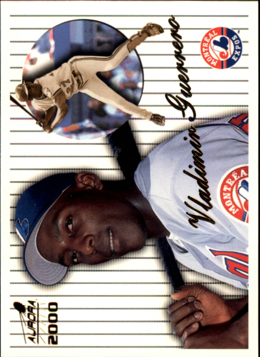2000 Aurora Pinstripes #88 Vladimir Guerrero