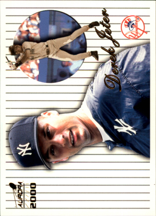 2000 Aurora Pinstripes #98 Derek Jeter