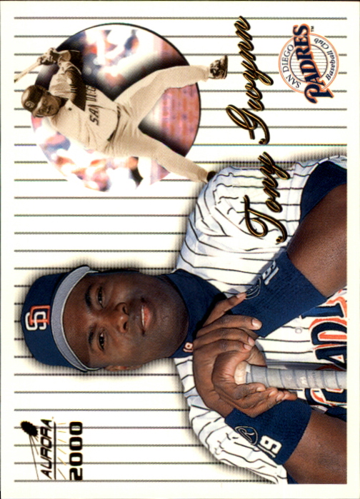 2000 Aurora Pinstripes #125 Tony Gwynn