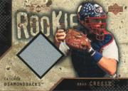 2000 Black Diamond Rookie Edition #121 Brad Cresse JSY RC