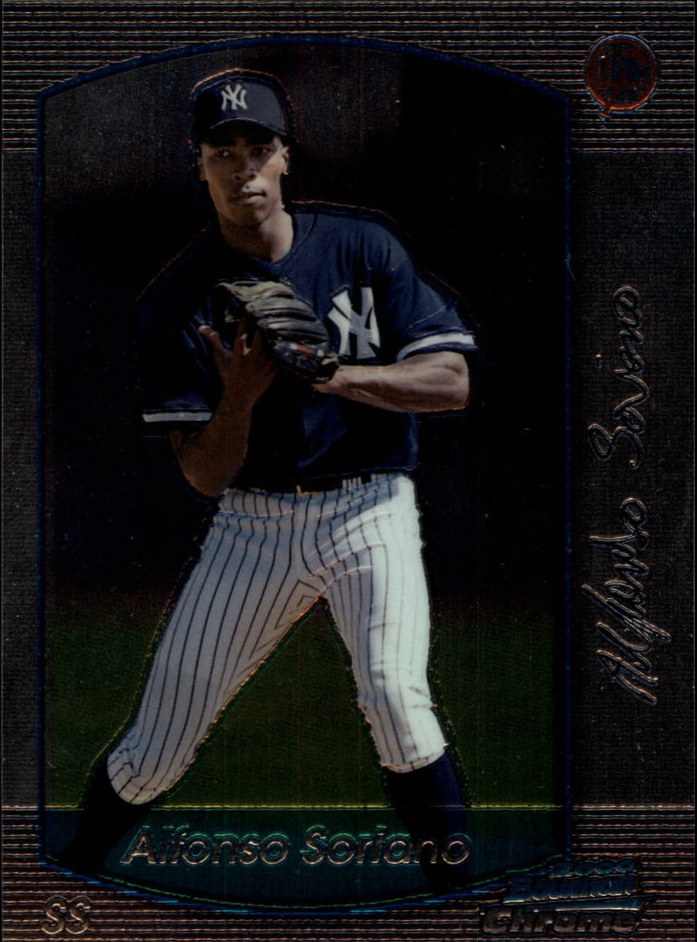 2000 Bowman Chrome Oversize #8 Alfonso Soriano