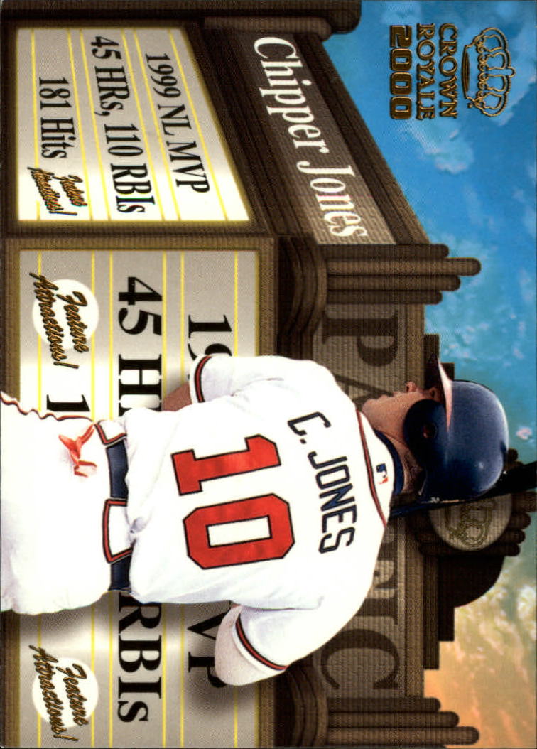 2000 Crown Royale Feature Attractions #2 Chipper Jones