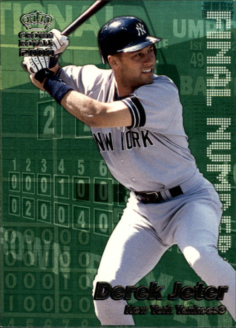 2000 Crown Royale Final Numbers #17 Derek Jeter