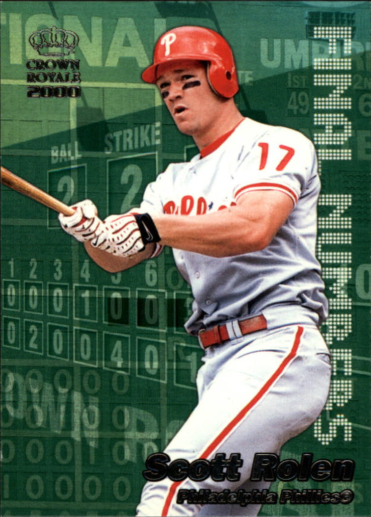 2000 Crown Royale Final Numbers #19 Scott Rolen