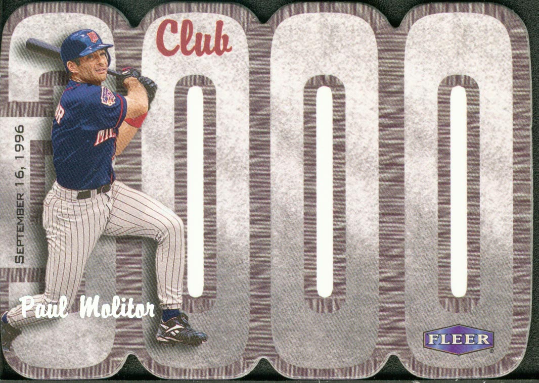 2000 Fleer Club 3000 #PM Paul Molitor FOCUS