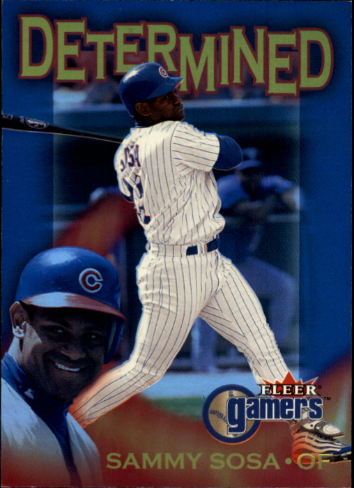 2000 Fleer Gamers Determined #D8 Sammy Sosa