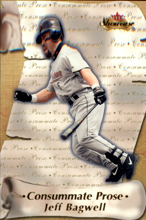 2000 Fleer Showcase Consummate Prose #CP1 Jeff Bagwell