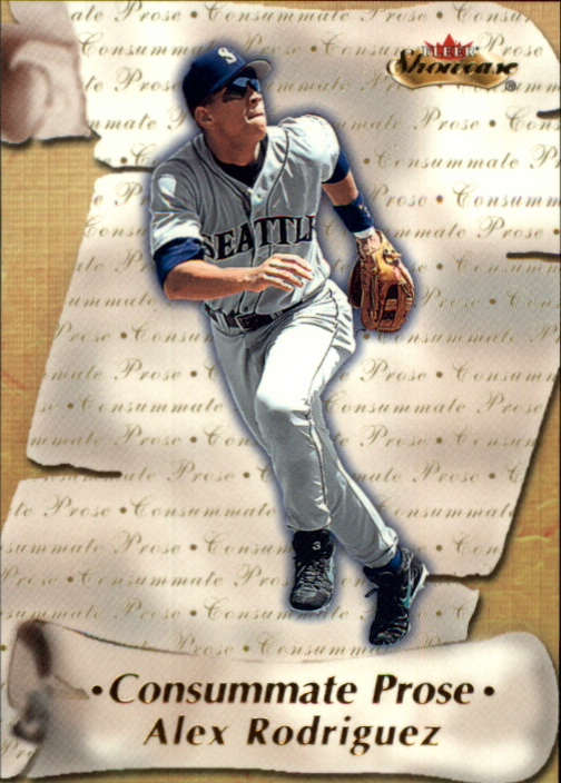 2000 Fleer Showcase Consummate Prose #CP2 Alex Rodriguez
