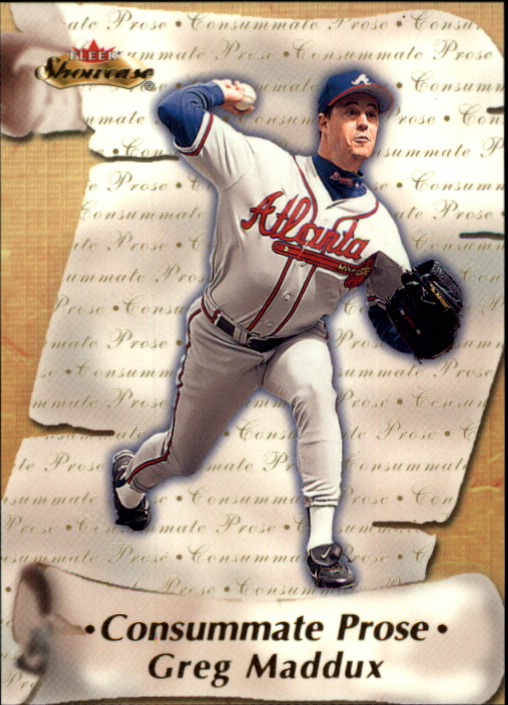 2000 Fleer Showcase Consummate Prose #CP9 Greg Maddux