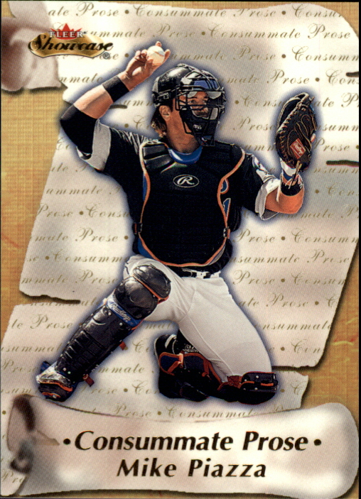 2000 Fleer Showcase Consummate Prose #CP14 Mike Piazza