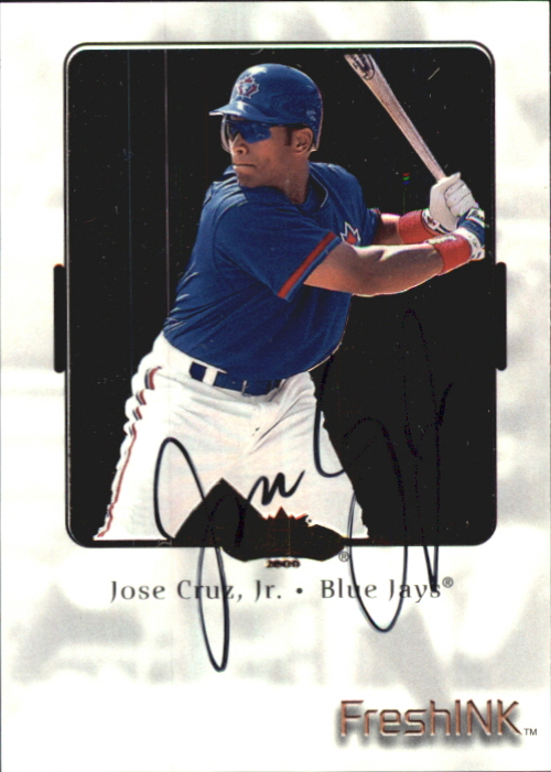 2000 Fleer Showcase Fresh Ink #8 Jose Cruz Jr.
