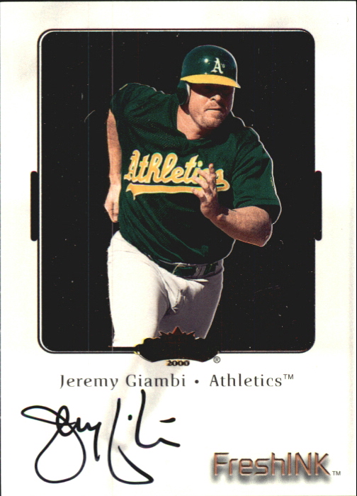 2000 Fleer Showcase Fresh Ink #16 Jeremy Giambi