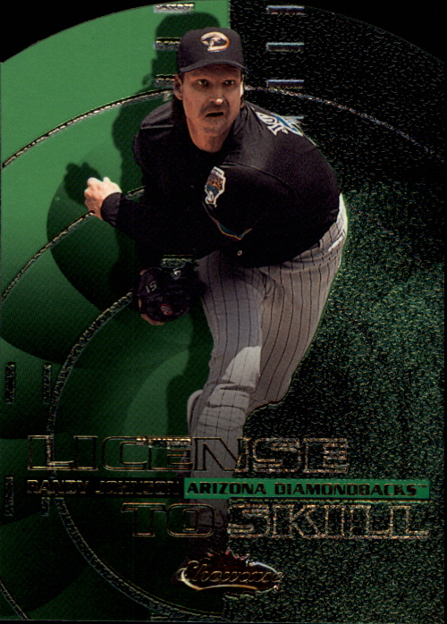 2000 Fleer Showcase License to Skill #LS8 Randy Johnson
