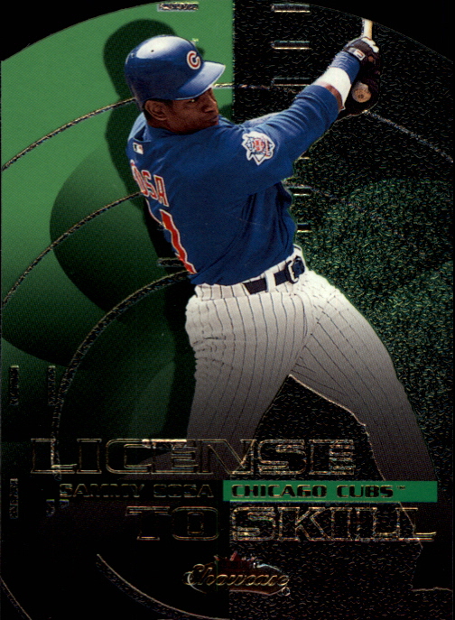 2000 Fleer Showcase License to Skill #LS9 Sammy Sosa