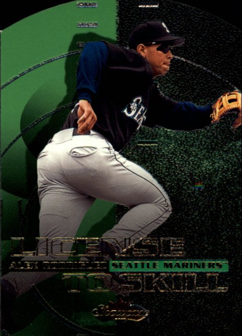 2000 Fleer Showcase License to Skill #LS10 Alex Rodriguez
