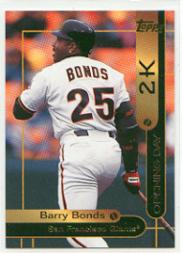 2000 Opening Day 2K #OD2 Barry Bonds TOPPS