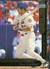 2000 Opening Day 2K #OD11 Mike Piazza FLEER