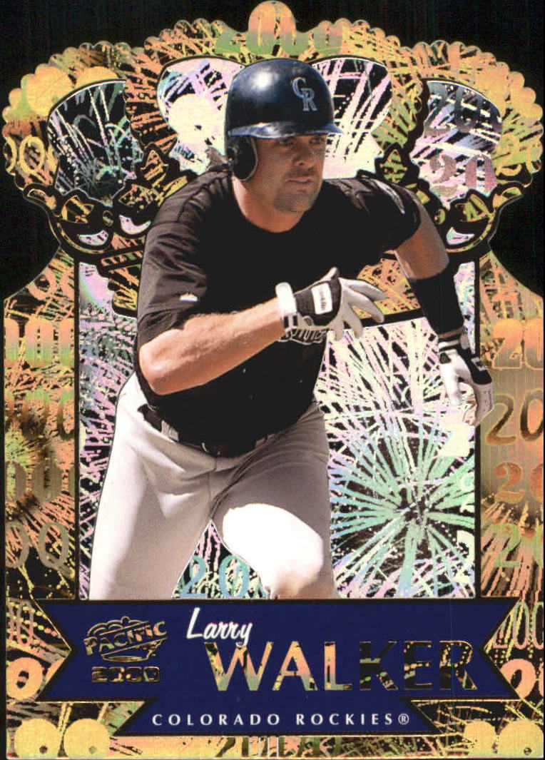 2000 Pacific Gold Crown Die Cuts #15 Larry Walker