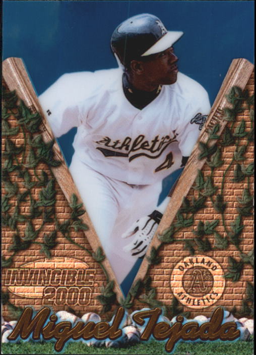 2000 Pacific Invincible #107 Miguel Tejada