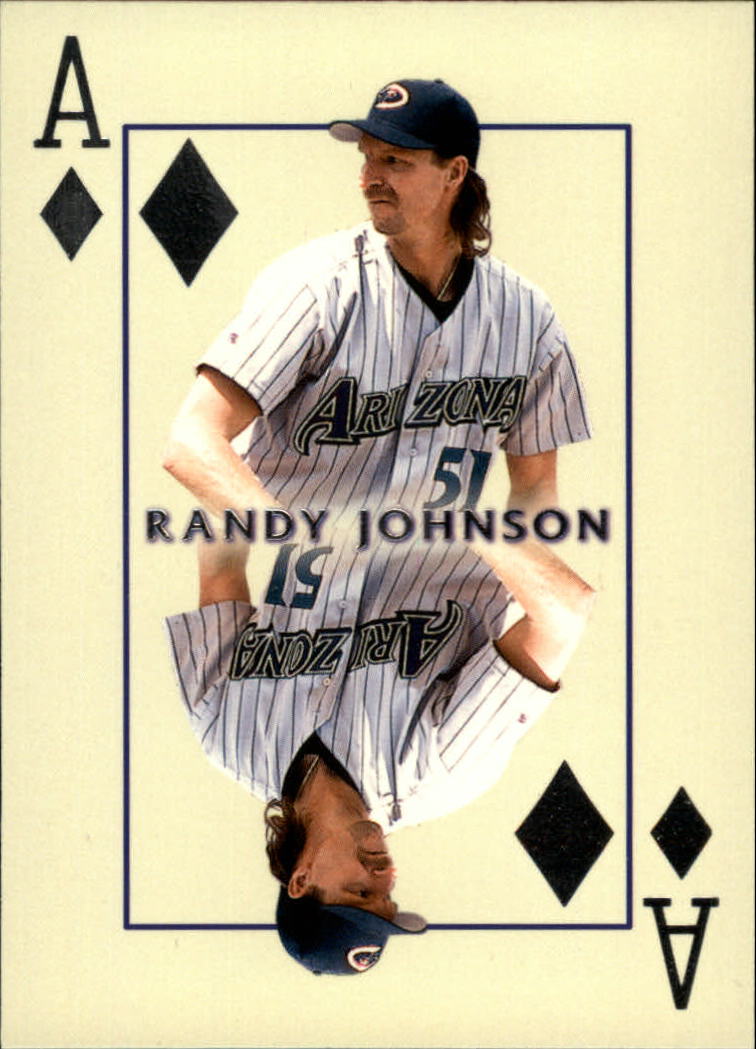 2000 Pacific Invincible Diamond Aces #1 Randy Johnson