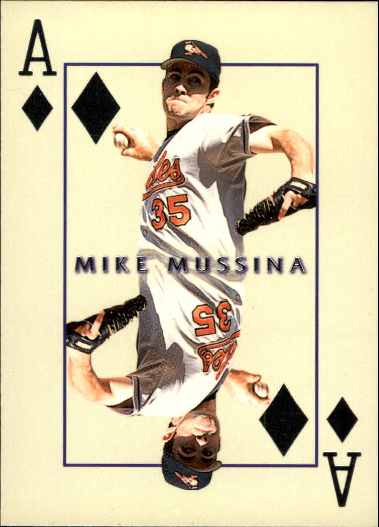 2000 Pacific Invincible Diamond Aces #5 Mike Mussina