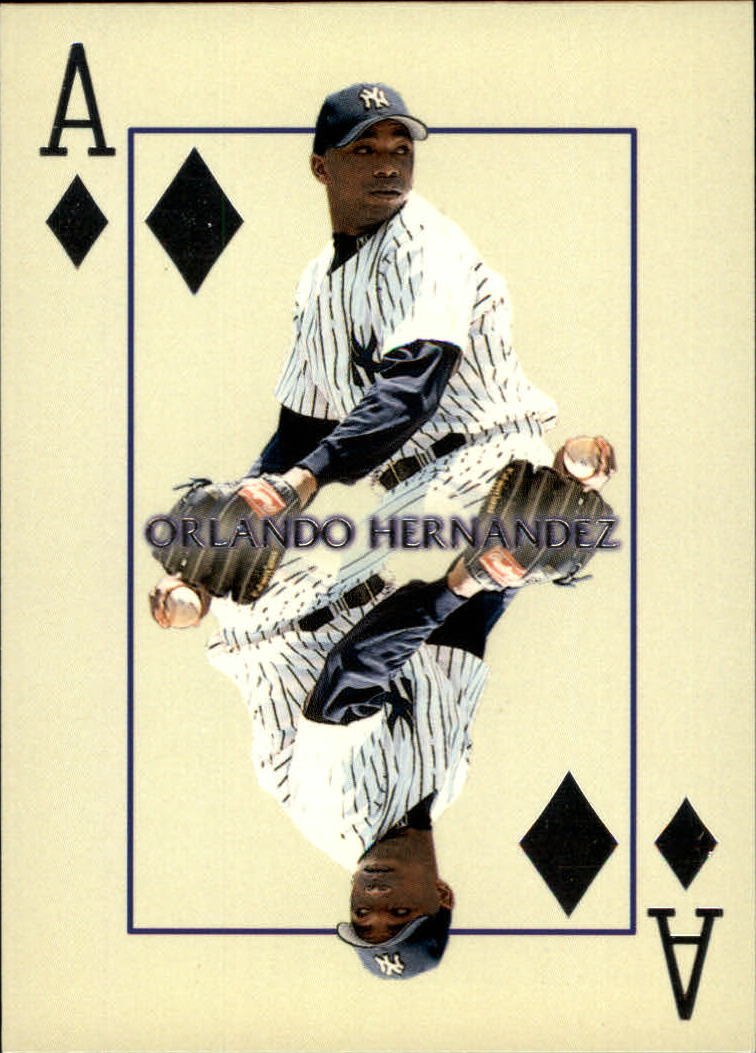 2000 Pacific Invincible Diamond Aces #15 Orlando Hernandez