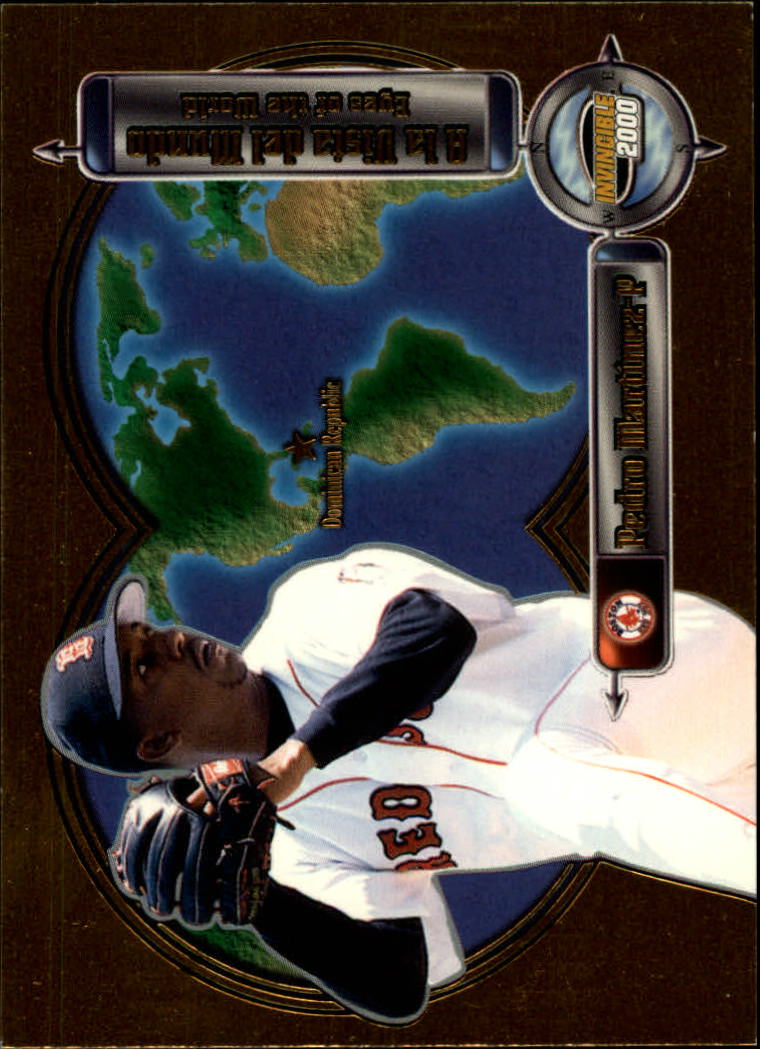 2000 Pacific Invincible Eyes of the World #5 Pedro Martinez