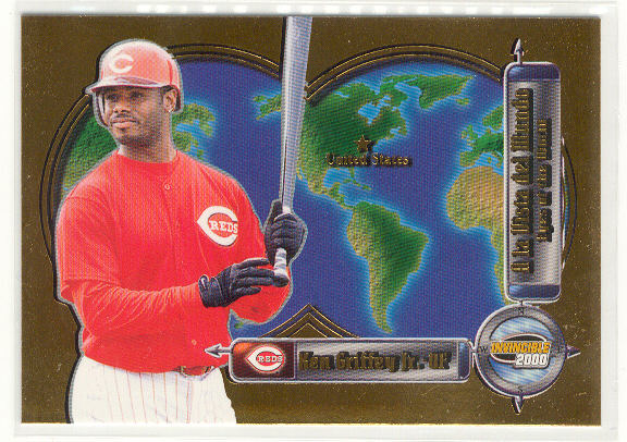 2000 Pacific Invincible Eyes of the World #7 Ken Griffey Jr.