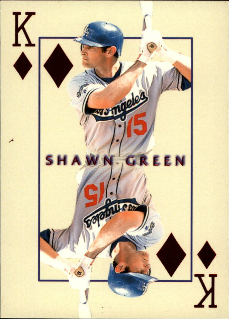 2000 Pacific Invincible Kings of the Diamond #17 Shawn Green