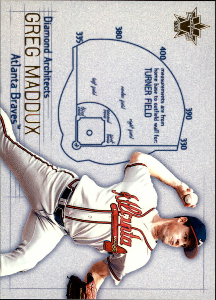 2000 Vanguard Diamond Architects #2 Greg Maddux