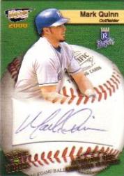 2000 Revolution MLB Game Ball Signatures #12 Mark Quinn