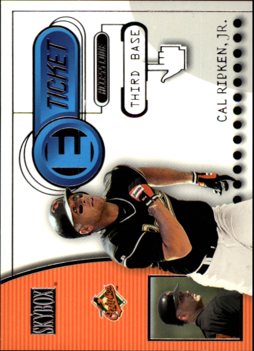 2000 SkyBox E-Ticket #ET4 Cal Ripken