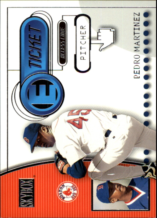 2000 SkyBox E-Ticket #ET10 Pedro Martinez