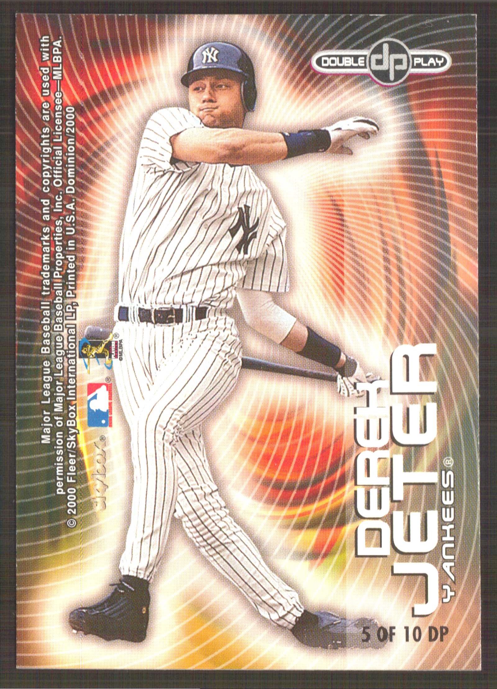 2000 SkyBox Dominion Double Play #DP5 C.Ripken/D.Jeter