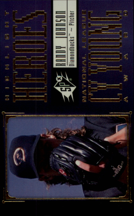 2000 SPx Highlight Heroes #HH6 Randy Johnson