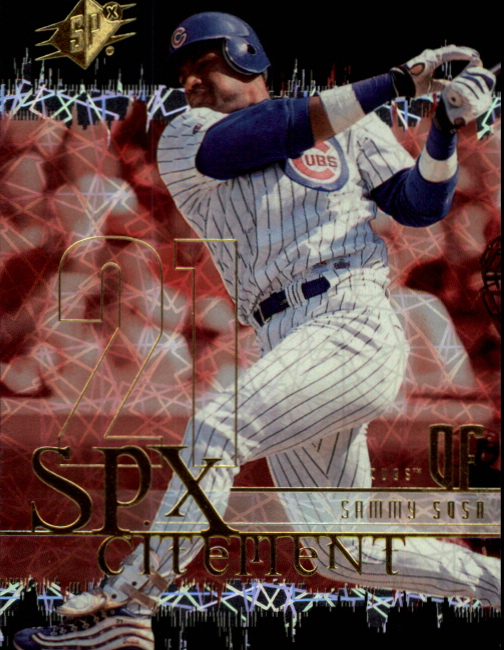 2000 SPx SPXcitement #XC10 Sammy Sosa