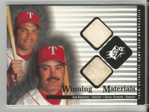 2000 SPx Winning Materials Update #IRRP I.Rodriguez/R.Palmeiro