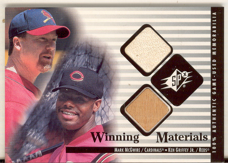 2000 SPx Winning Materials Update #MMKG M.McGwire/K.Griffey Jr.